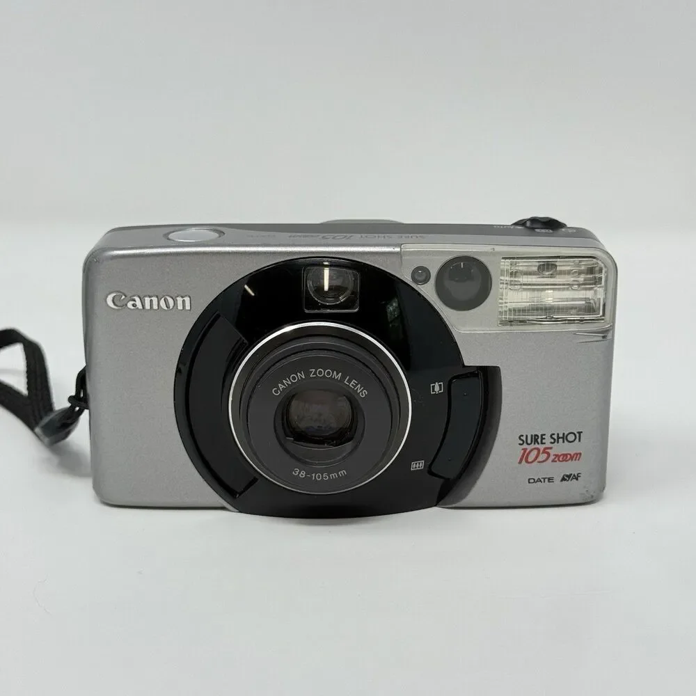 Canon Sure Shot 105 Zoom SAF 35mm Film Camera Case Tested